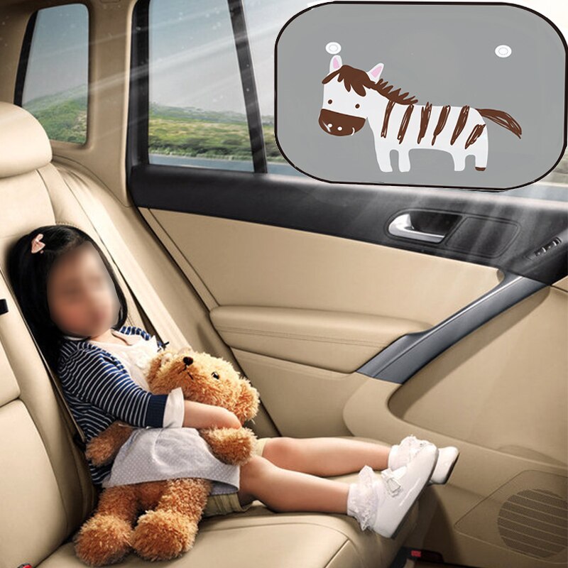 LENTAI Car Side window shade Covers Animal Anti-static For kia Ceed Suzuki grand vitara Citroen xsara picasso Subaru Saab Lada