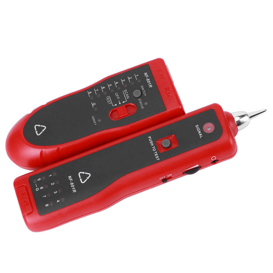 NF801 Network Cable Tester Line Finder Multi-Function Telephone Wire Fault Locator Wire Tester