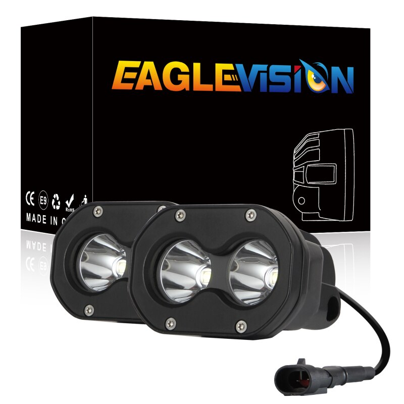 2 Stuks Led Verlichting Rijden 60W 6000K Mistlampen Voor Auto Motorfiets Off Road Truck Led Auto koplampen: 03