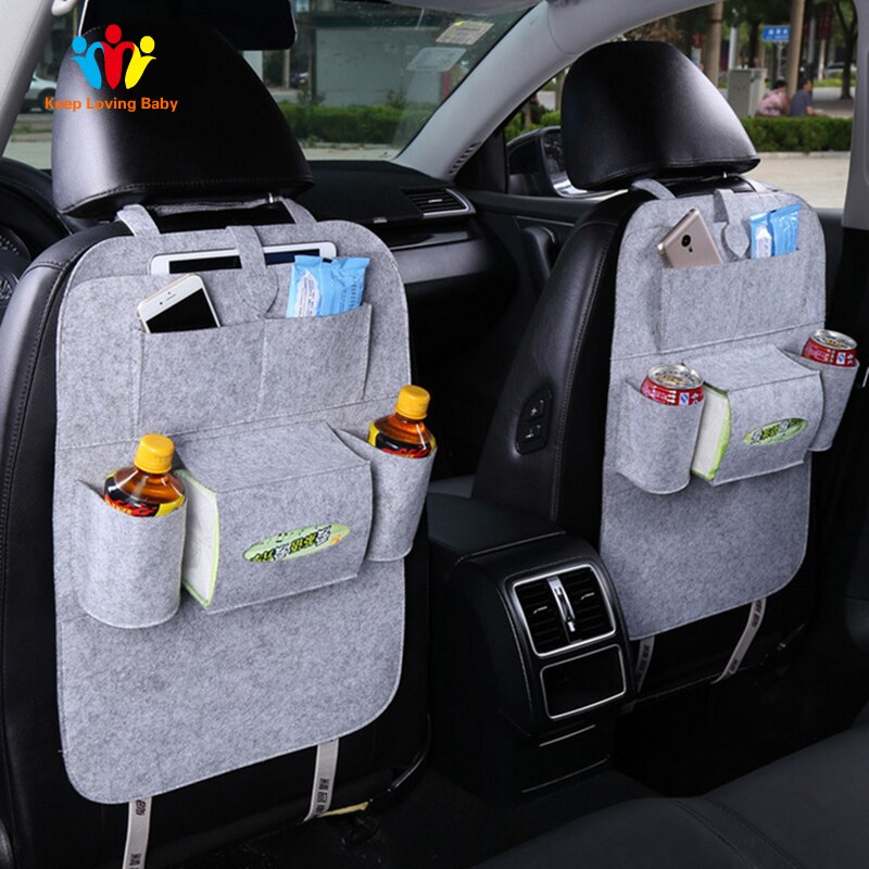 Indkøbsbilovertræk autostol opbevaringstaske styling multifunktion rygtaske barnestol indkøbsbilovertræk