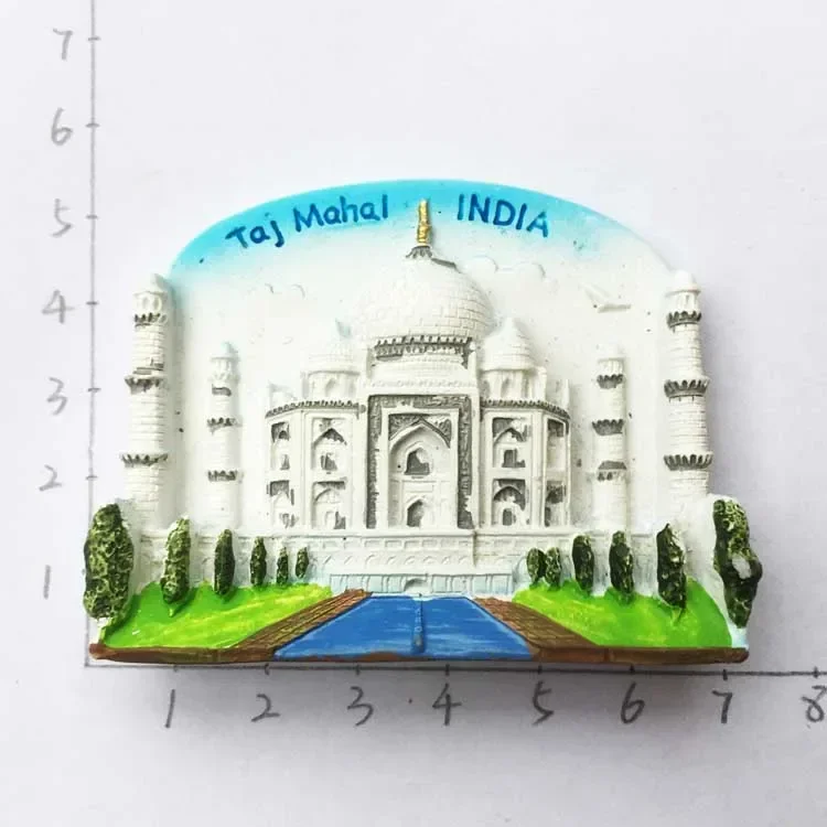 India Koelkastmagneet Toerisme Souvenir Rajasthan Bangalore 3D Hars Geschilderd Ambachten Magneten voor Koelkasten Sticker Home Decor: Bruin