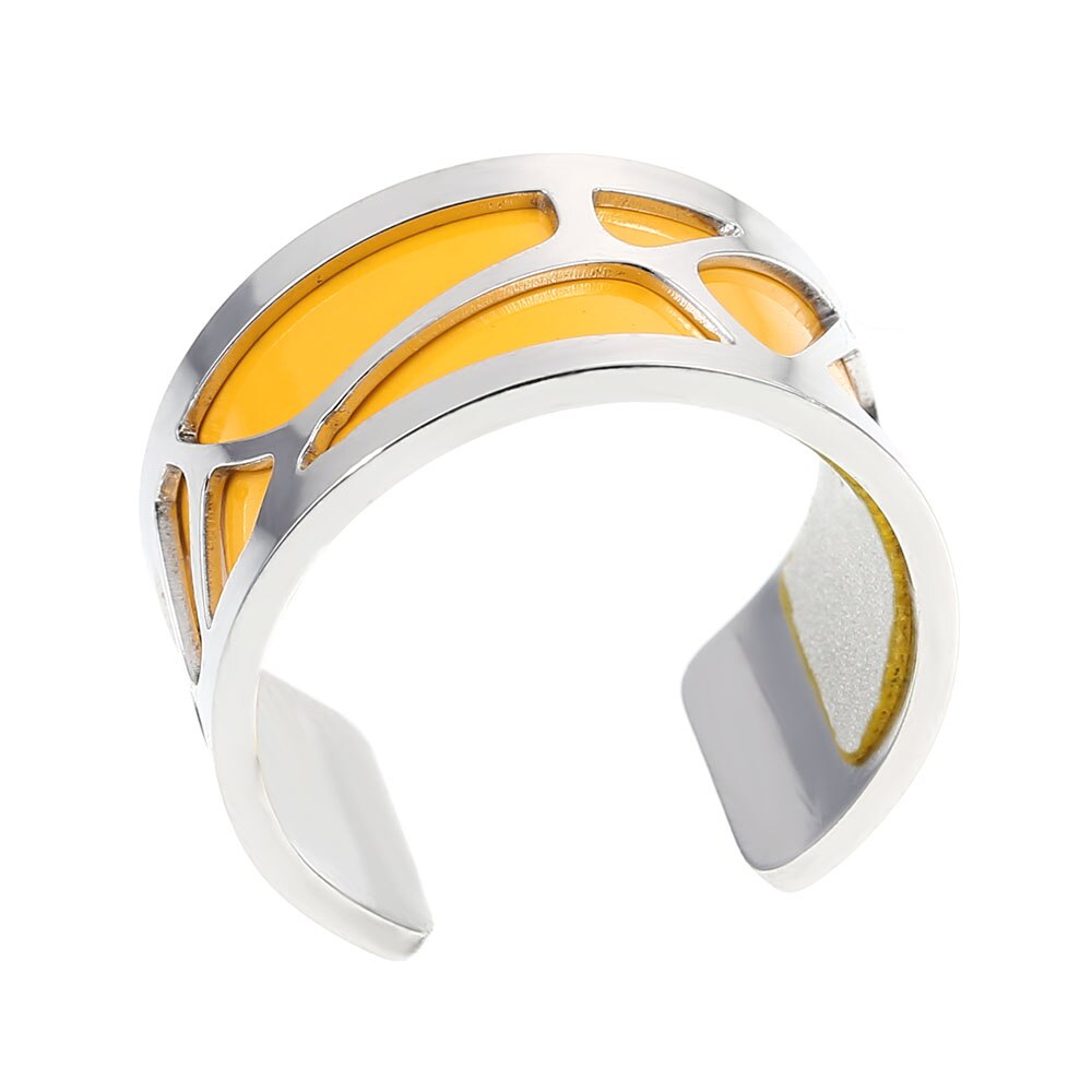 Cremo Open Resizable Rvs Ring Voor Vrouwen Verwisselbare Lederen Ring Bijoux Bagues Giet Femme Anillos: SR0024705