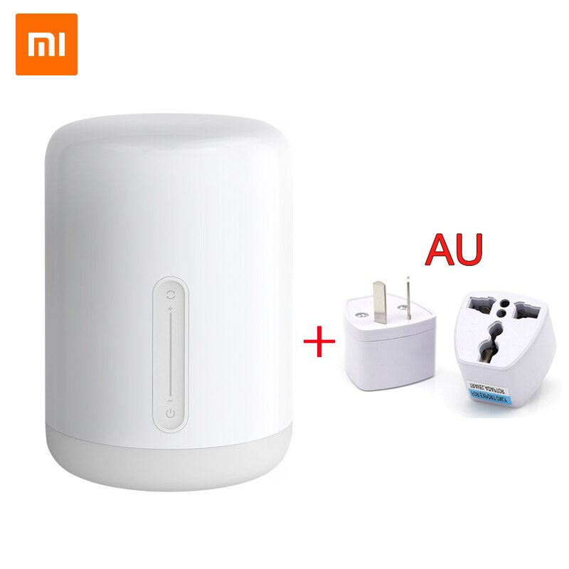 Xiaomi Norma Mijia Lampada Da Comodino 2 Luce WiFi/Bluetooth ah CONDOTTO LA Luce Intelligente Luce di Notte dell'interno Funziona con Mela HomeKit: lamp2 add AU adpater