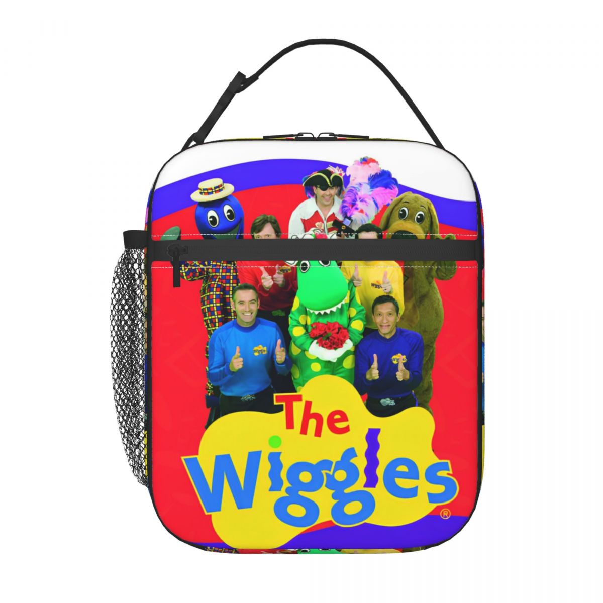 Wiggles program telewizyjny zespół muzyczny izolowana torba na drugie śniadanie do szkolnego biura pojemnik na żywność lodówka wielokrotnego użytku termiczne pudełka na drugie śniadanie