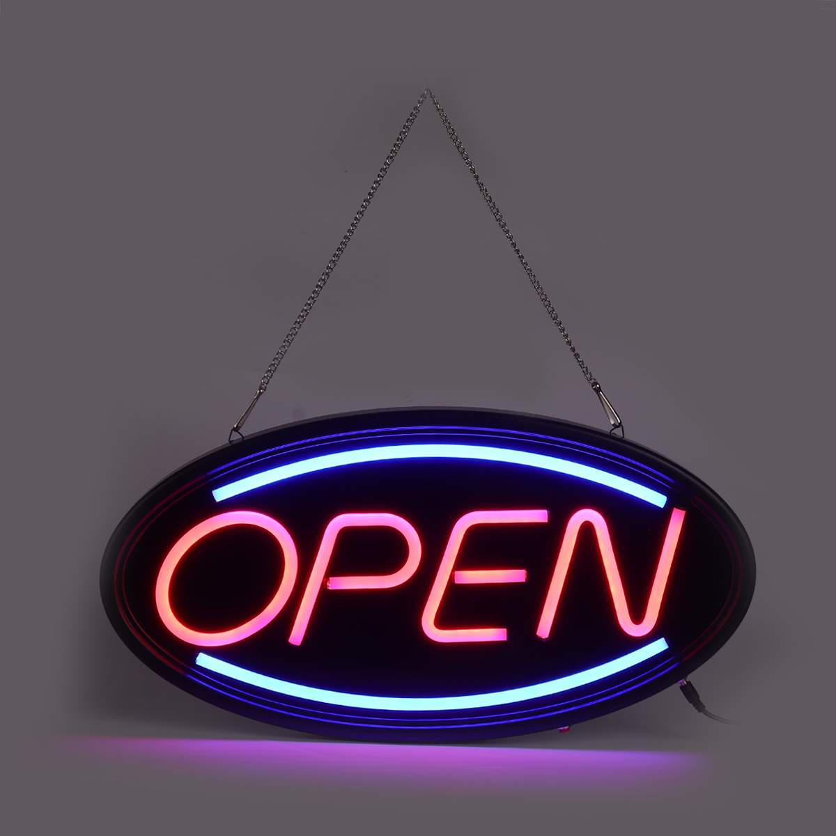 Open Neon Sign Wall Hanging LED Neon Light for Home Party Bar Shop Art Wall Decor 3 Mode Neon Lamp Commercial Lighting