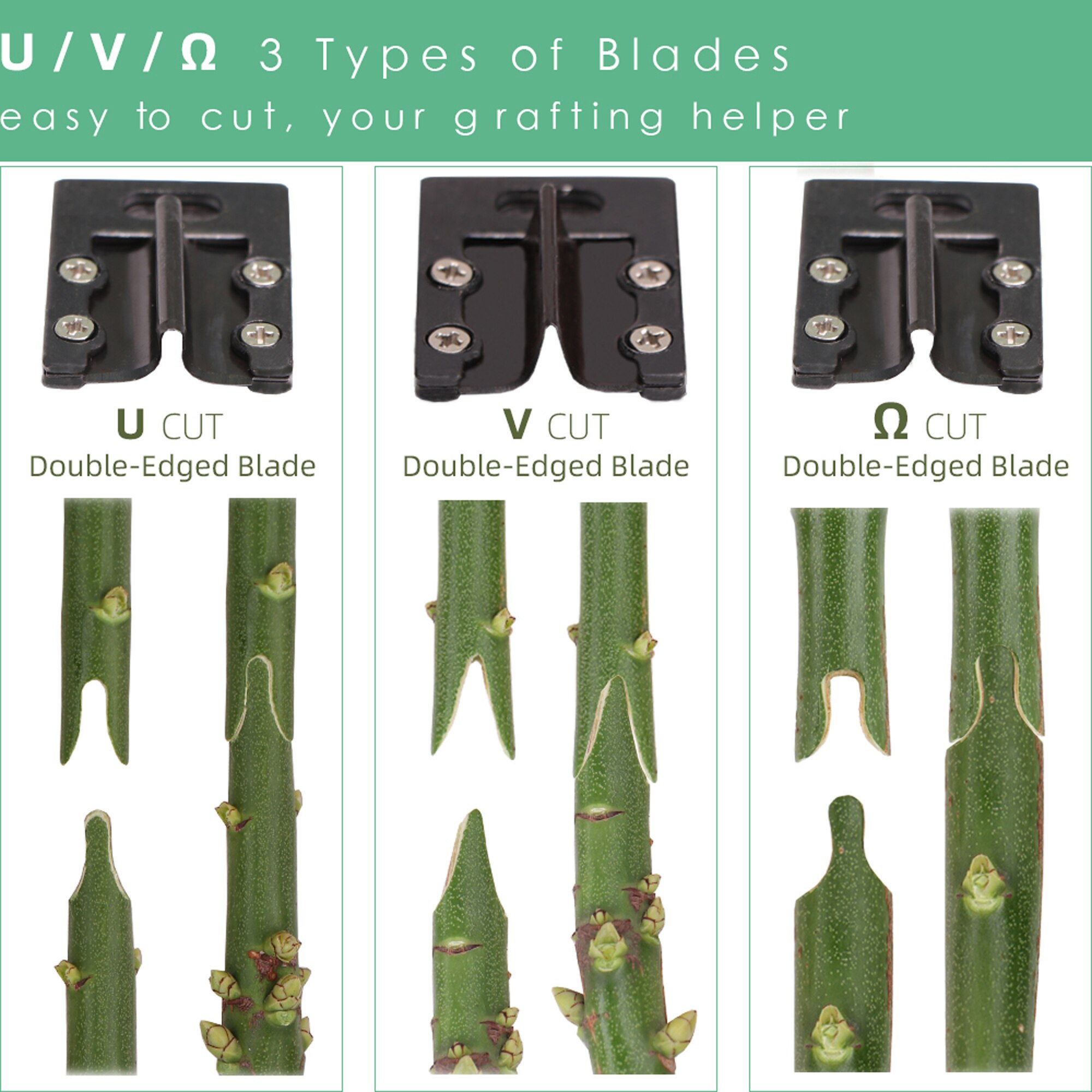 1 Set Garden Grafting Tool Pruner Kit Plant Flower Fruit Tree Branch Pruning Shear Orchard Greenhouse Cutting Scissors Secateurs