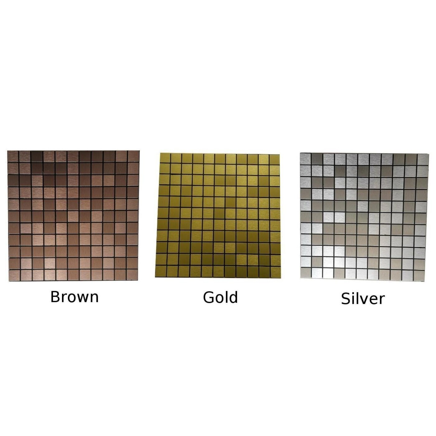 Self Adhesive Mosaic Backsplash Kitchen Peel & Stick Wall Tile Home Wall Decor