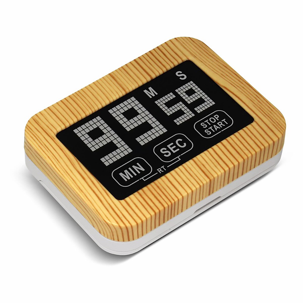 Kitchen Digital Timer Countdown Clock Touchscreen Count Up Down Timer with Magnetic Retractable Bracket for Cooking Classroom