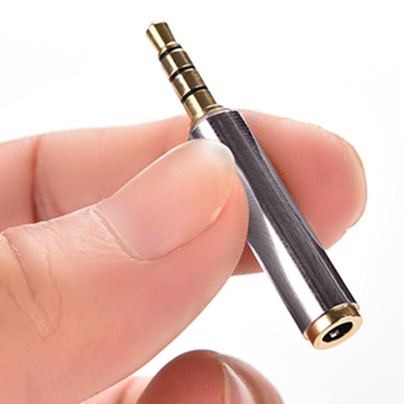 Prise Audio stéréo ALLOYSEED 3.5mm mâle à femelle M/F adaptateur casque CTIA à OMTP