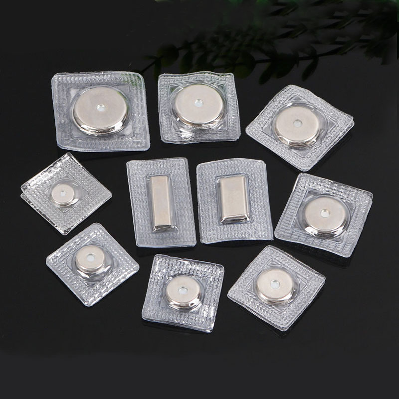 Kraftfuld magnet knap bagage magnetisk spænde tøj stolpe krave usynlig gardin spænde magnet pvc magnet spænde