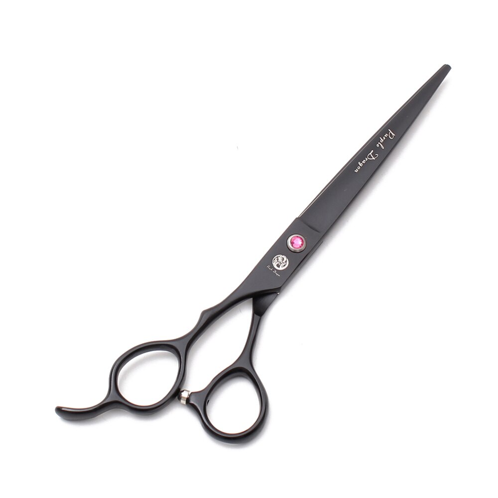 7 "19.5 cm gauche-main pourpre Dragon JP inoxydable Animal toilettage ciseaux chiens droite ciseaux amincissement ciseaux animaux Z4006