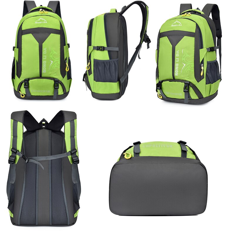 50L unisex men's backpack travel back pack sports bag Nylon outdoor trekking hiking rucksack Climbing Camping backpack for male