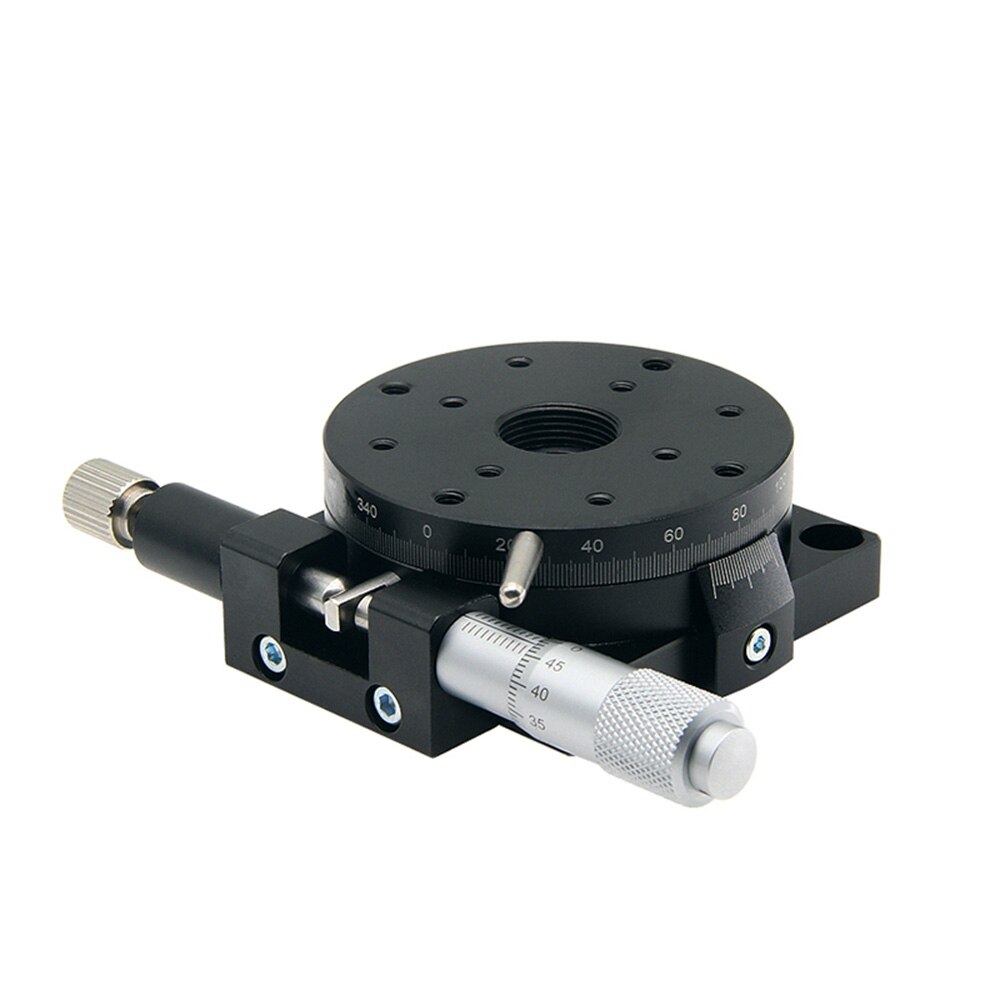 R Axis RSP40 Precision type Manual Rotating Platform Sliding stage Precision Bearing Linear Stage Load 9.8N 40mm RSP40-L RSP40-R