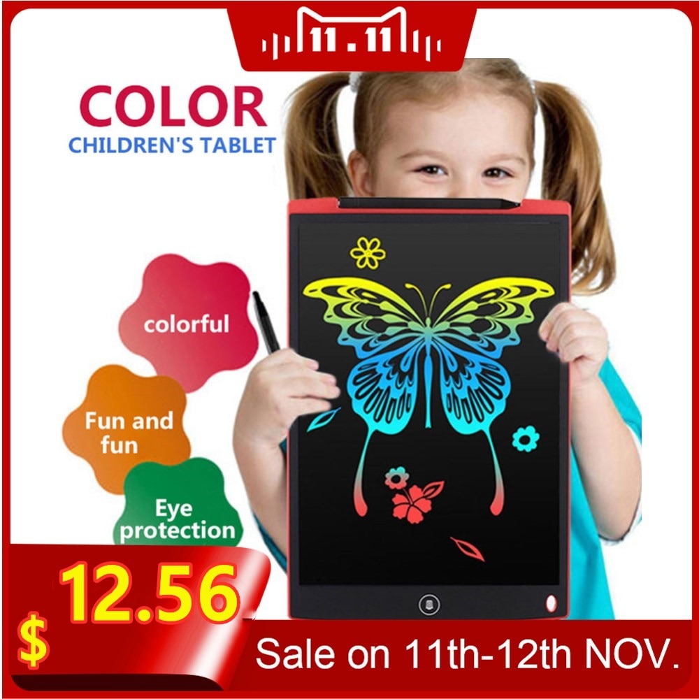 12 inch Smart LCD Writing Tablet Digital Drawing Electronic Handwriting Pad Message Graphics Board Kids Writing Board