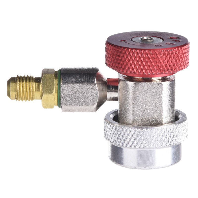 1 st. auto auto freon  r134a h/l snelkoppeling adapters airconditioning koelmiddel instelbare airco meterset