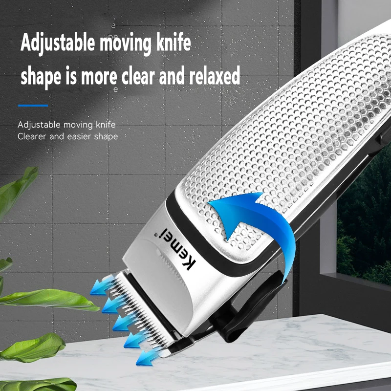 Kemei KM-4639 Electric Clipper Hair Clippers Trimmer Household Low Noise Beard Machine Personal Care Haircut Tool