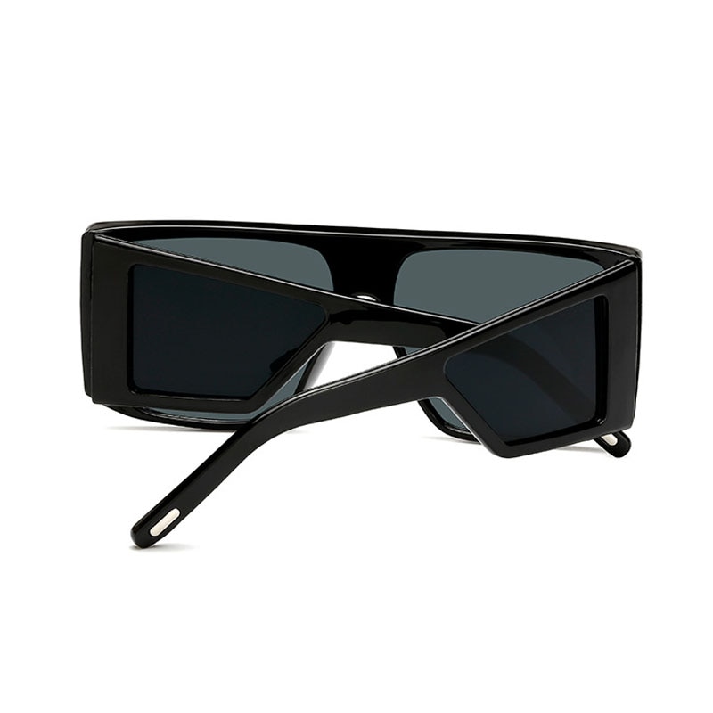 Mærke overdimensionerede solbriller kvinder mænd firkantede beskyttelsesbriller  uv400 nuancer briller gafas oculos de sol