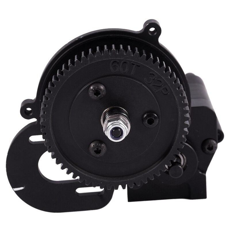 Metalen cnc-chassis / versnellingsbak tussenbak middenversnellingsbak transmissiekast 2 versnellingen voor 1/10 axiale scx 10 wraith 90018 rc crawler