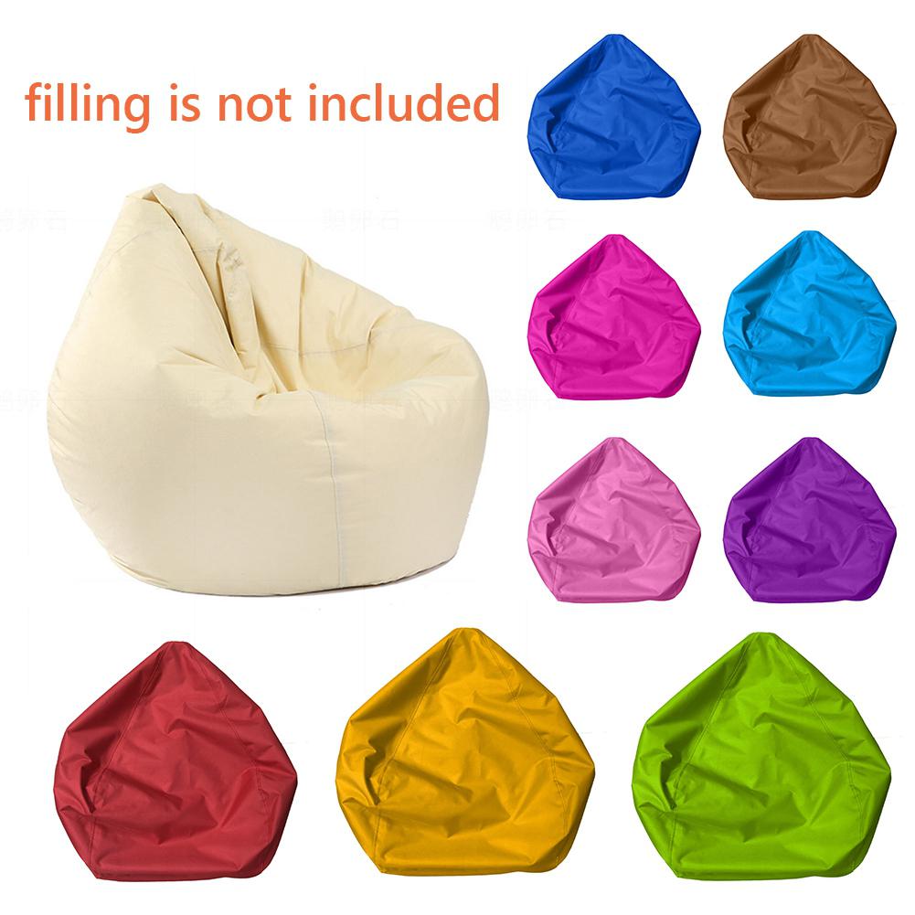 Stockage d'animal en peluche imperméable à l'eau chaude/sac de haricot de jouet couverture de chaise d'oxford de couleur unie grand pouf sans Sofa de chaise de remplissage