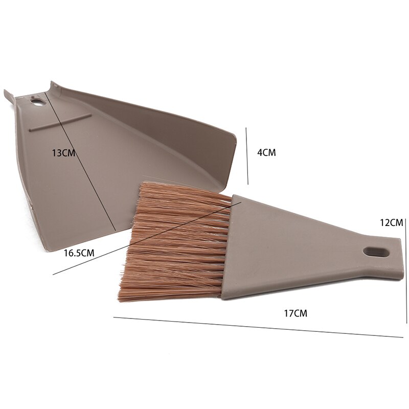 Mini Desktop Broom Set Household Cleaning Tool Practical Computer Desk Narrow Gap Dust Removal Cleaning Tool Office Clean Brush