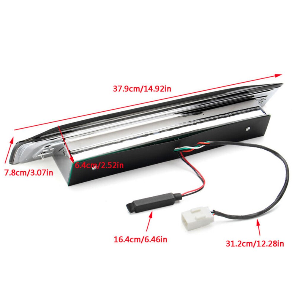 Onderdelen achterlicht abs voor dodge ram 1500 2500 10-17 plastic led derde licht achterlicht