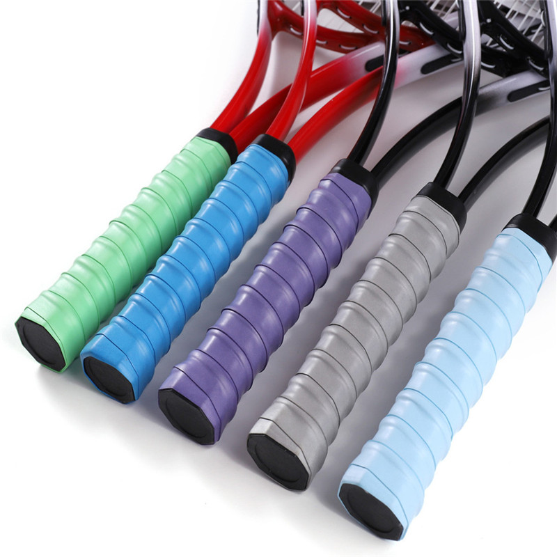 Non-slip Tennis Racket PU Tennis Overgrip Sweat-absorbent Belt Badminton Grip Sports Sweat-absorbent Tennis Accessories