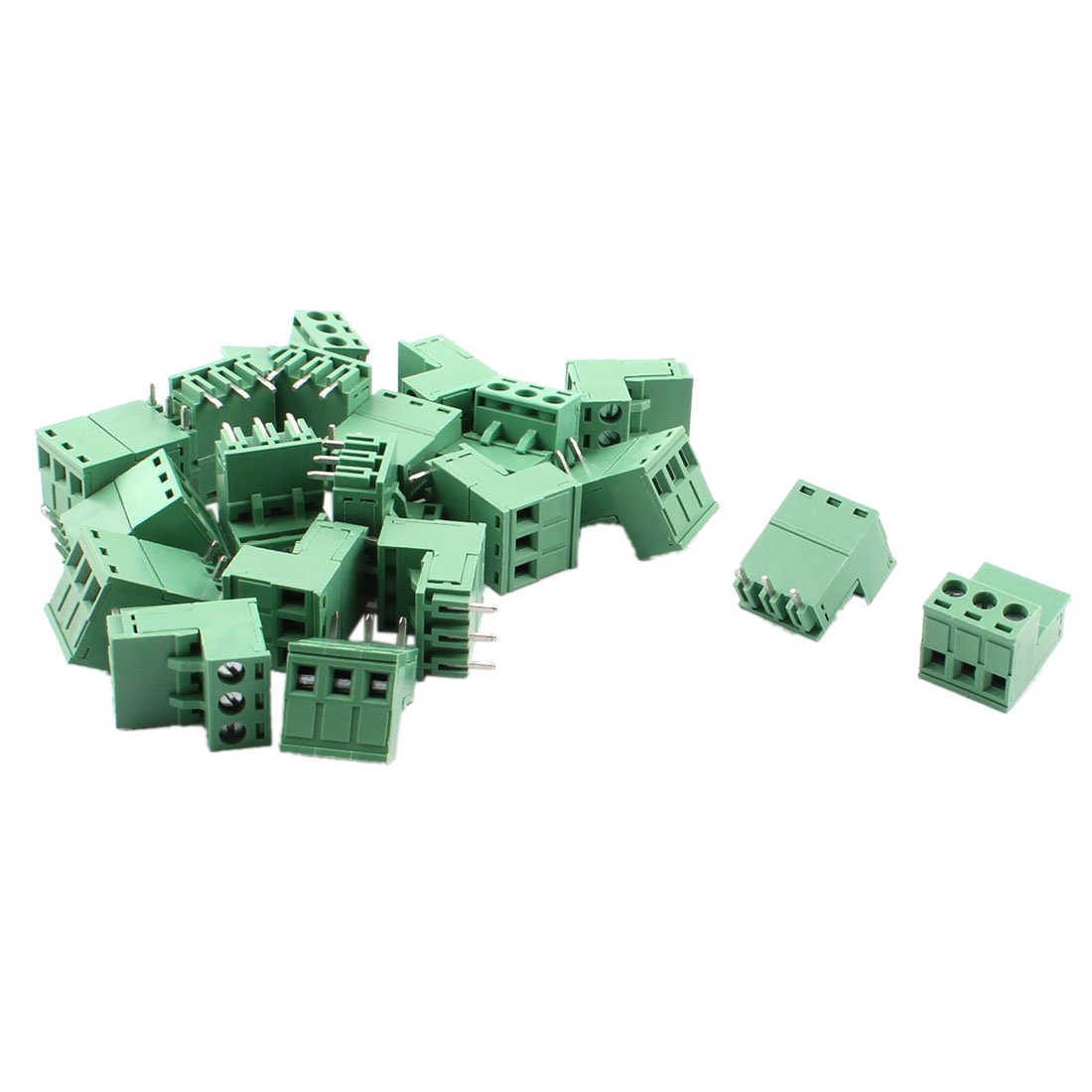 Brand 20 Pcs 5.08Mm 3 Way Pcb Mount Schroefklemmenblok Voor 14-22 Awg Draad