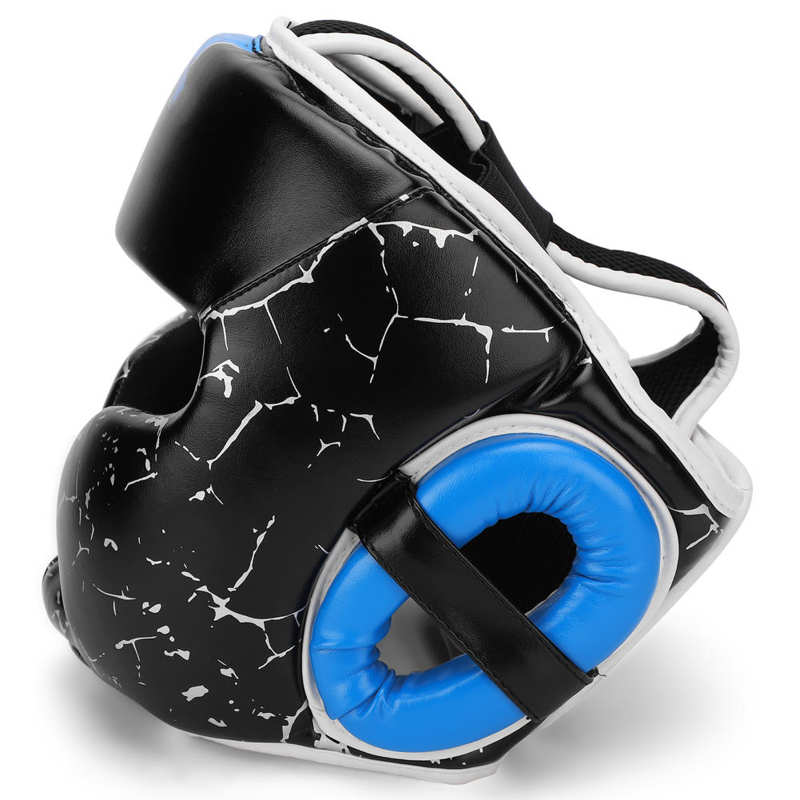 Kids Boxing Helmets Blue Kids Boxing Headgear MMA Muay Thai Sanda Head Guard Protector Kids Workout Equipment
