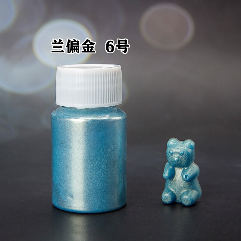 DIY Epoxy Resin Filler Dye Pearl Pigment Cat Eye Pearlescent Mineral Powder Handmade Crafts Making Beauty Nails Accessories: Blue