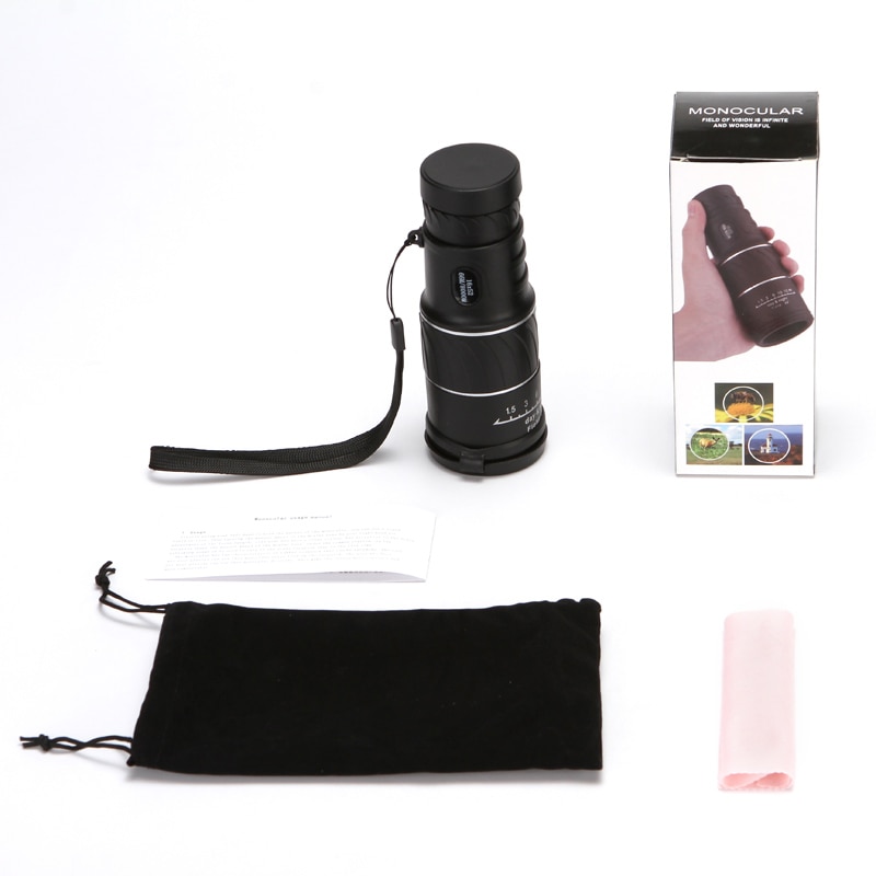 HUANDEE Day and night super monocular 16x52 telescope high power 16X monoculo telescope monoculares 16*52