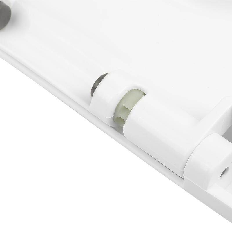 Toilet Seat Quiet Comfortably Soft Closing Function With Protective Cover Easy To Clean Suitable For V-shaped Toilets HWC