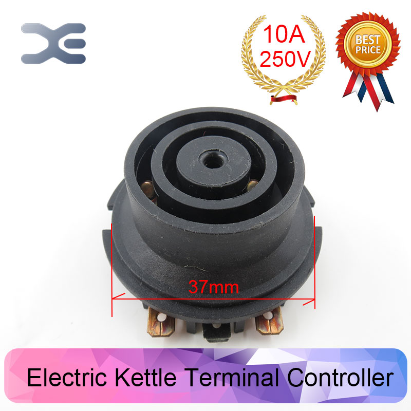 T125 10A 110-250V NC Terminal Controller Kettle Thermostat Unused Spare Parts for Electric Kettle EK1701