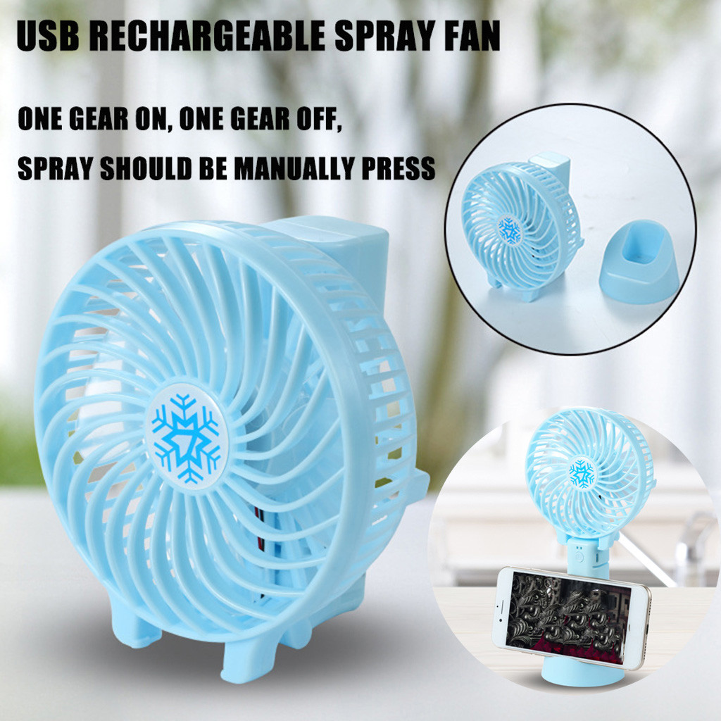 Handheld Low Noise Multifunctionele Mini Oplaadbare Persoonlijke Draagbare Bureau Wandelwagen Tafel Fan Cooling Elektrische Ventilator