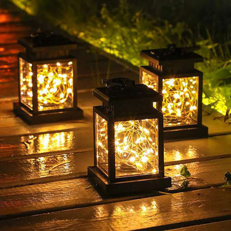 Solar- LED Lichter draussen Fokus Boden Laternen Tafel Kerze Terraza Innen hängen Balkon VöGel Dekoration Beleuchtung für Höhle Garten