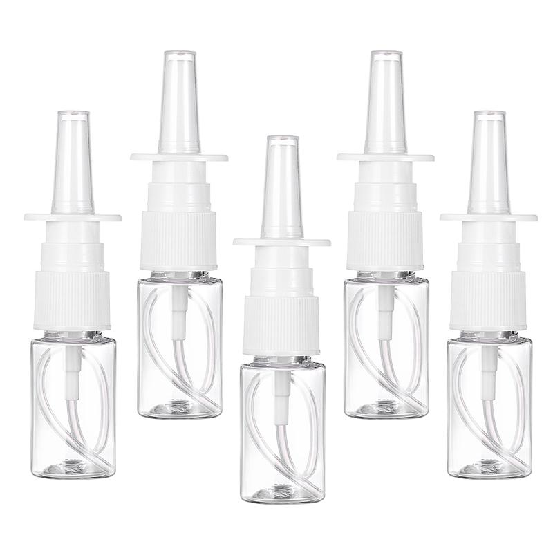 5 Pcs Nasal Sprayer Bottles Refillable Fine Mist Bottles Spray Bottles for Bar