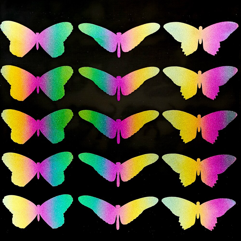 Rainbow Reflective Vinyl HTV Iron on Sheet Stickers For Clothing Fabric Tape Heat transfer Vinyl Film DIY: XCZH-6