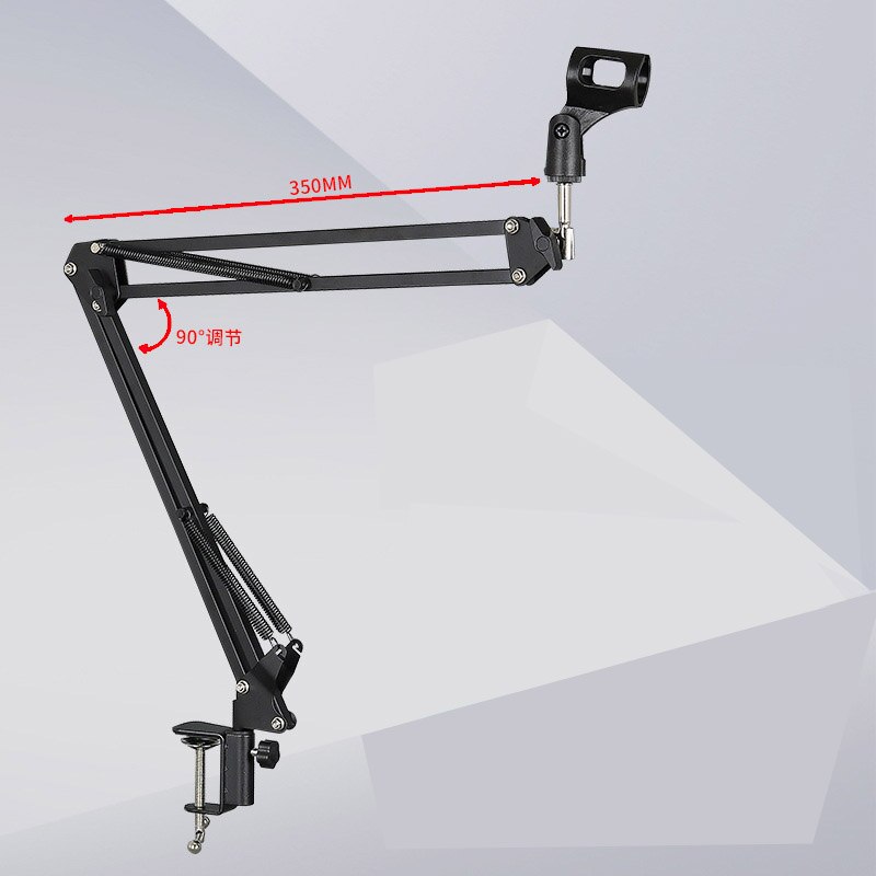 Microfoon Scissor Arm Stand Desktop Mic Clip Houder Statief Live Cantilever Beugel Microfoon Beugel Uitschuifbare