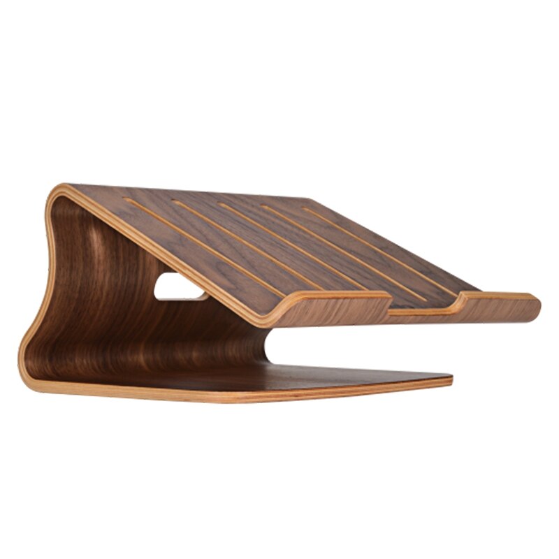 Soporte de madera refrigerante para ordenador portátil, soporte de radiador para Apple Macbook Hp, Notebook