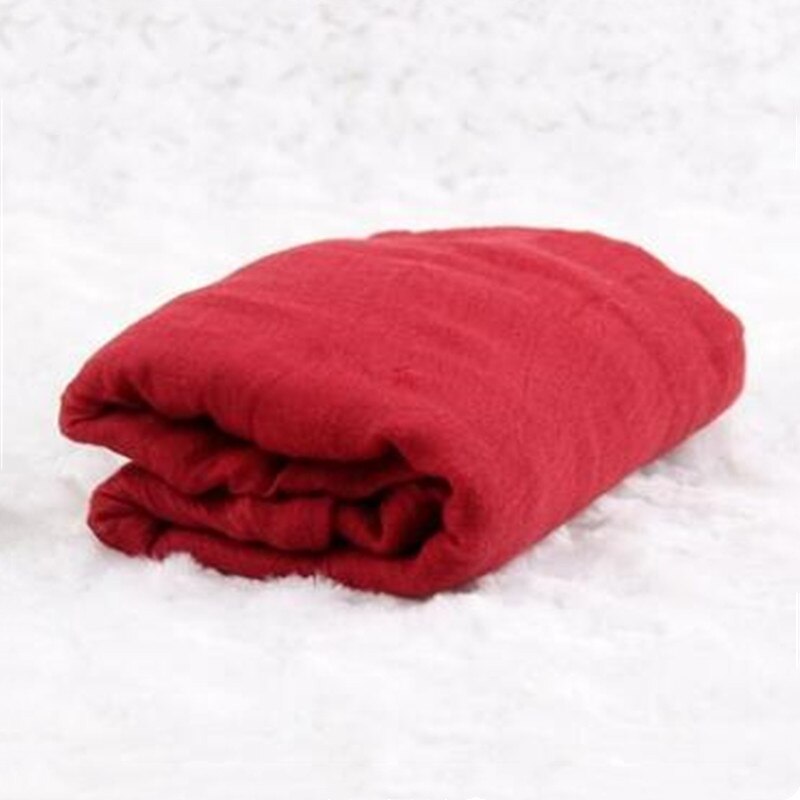 Pasgeboren Fotografie Props Zuigeling Kostuum Outfit 180Cm Lange Katoenen Zachte Foto Wrap Bijpassende Baby Foto Props Fotografia: 10 wine red