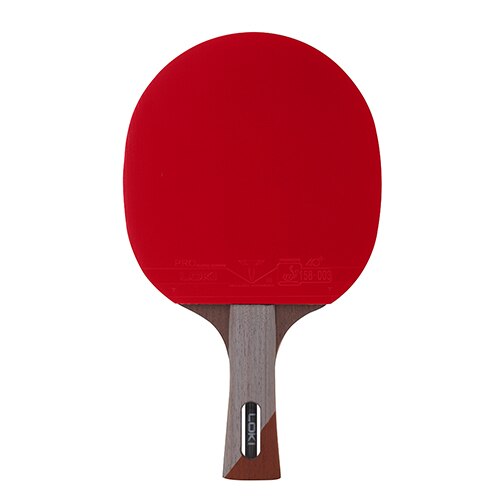 LOKI 5 Sterne Professionelle Wenge Kohlenstoff Tischtennis Schläger Kohlenstoff Rohr Technik Tischtennis Schläger Wettbewerb Klingeln Pong Paddel mit Tasche: lang handhaben