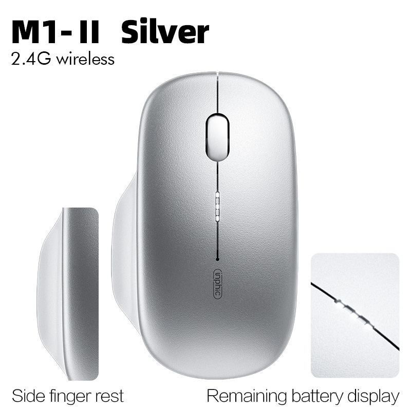 INPHIC M1Profi Kabellose Maus, wiederaufladbare leise Maus, kabellose Bluetooth-Maus mit drei Modi, Leistungsanzeige + Typ-C-Aufladung: verrotten