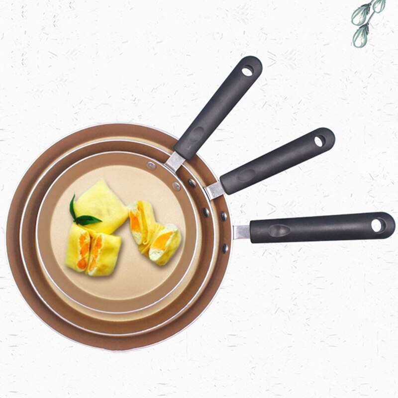 Non-stick frying pan copper red frying pan ceramic induction safety non-stick frying pan