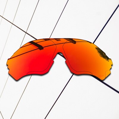 EOS Polarisierte Ersatz Linsen für Oakley EVZero Palette Sonnenbrille-Sorten Farben: Fire Red Polarized
