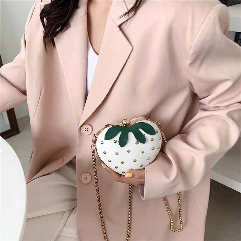 Cute Small Bags for Women Trend Cartoon Shoulder Bag for Girls Chain Mini Coin Purse Shell Crossbody Bag