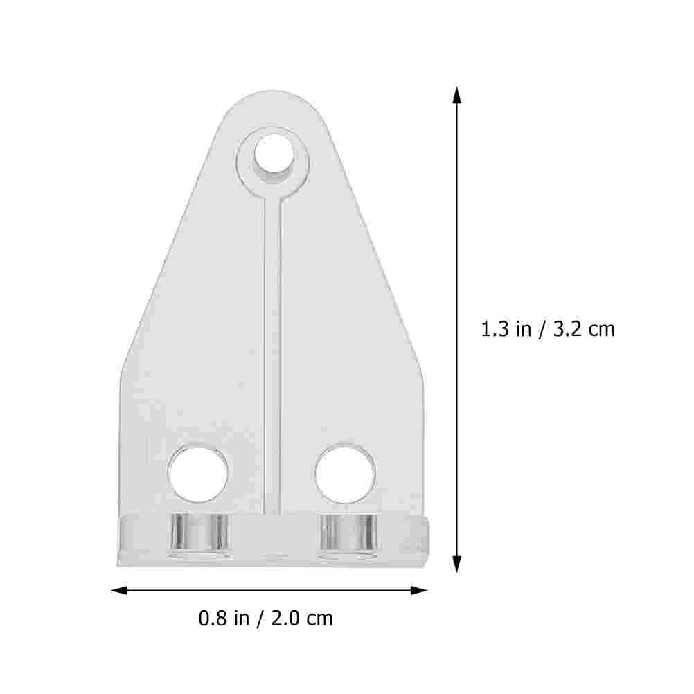 40Pcs Venetian Blind Hold Down Brackets Clear Plastic Blinds Hooks Supplies
