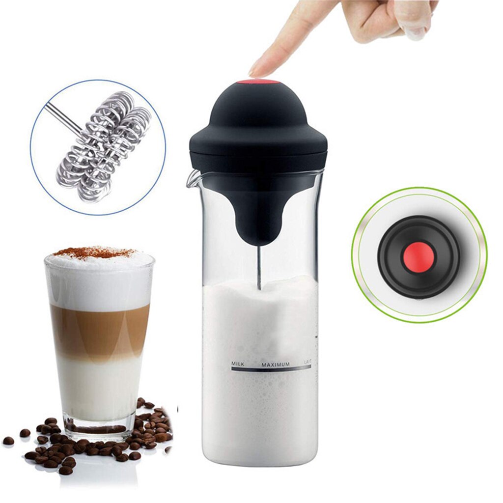 Koffie Tore Cup Roestvrijstalen Foamer Mixer Waskolf Koffie Blender Voor Koffie Chocolade Frappe: single whisk head