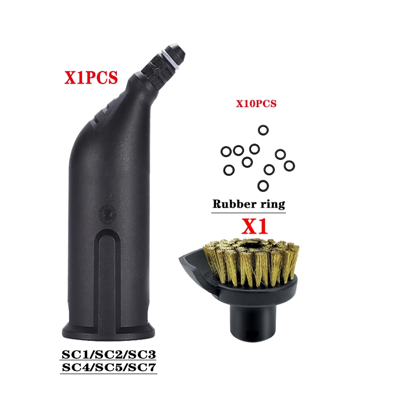 Voor Karcher Stoomstofzuiger SC2 SC3 SC7 CTK10 Krachtig mondstuk Reinigingsborstelkop Spiegel Gereedschapsborstel Reserveonderdelen Accessoires: Lavendel