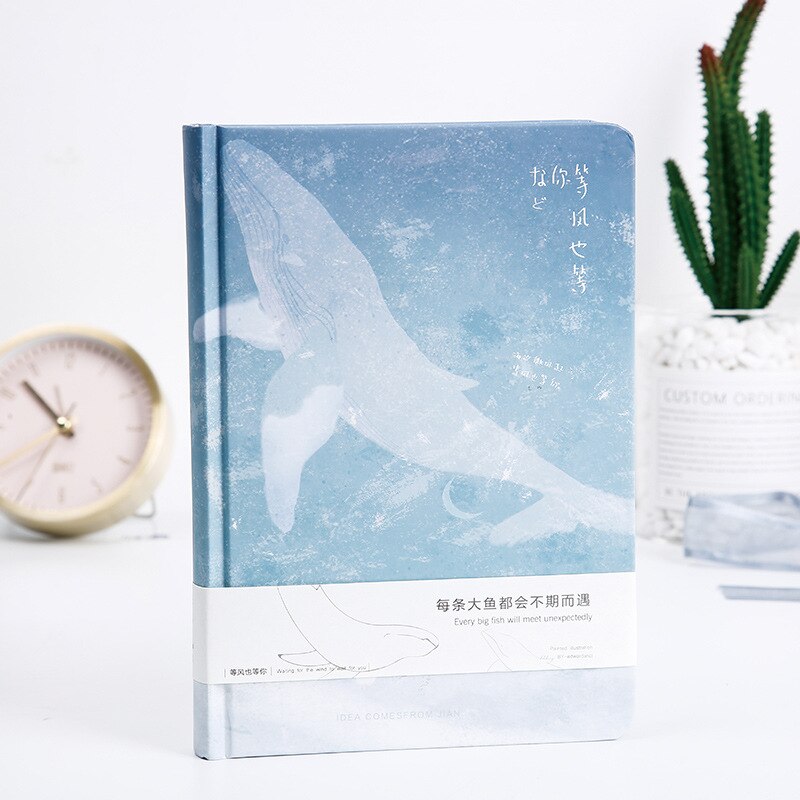 A5 Cute Notebook with Colorful Pages Kawaii Diary Journal for School Office Stationery Painting Sketchbook Notebooks and Journal: F