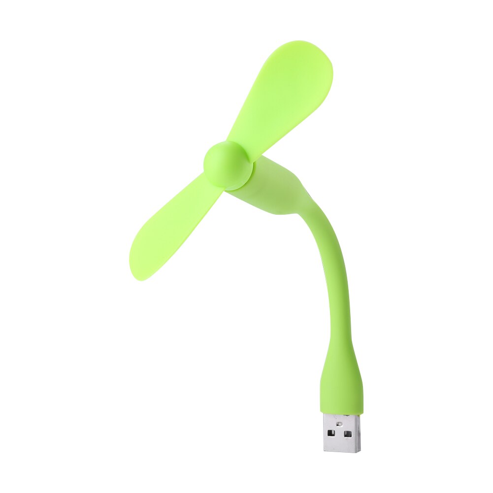 Mini Flexible Bendable USB Fan for Power Bank Laptop PC AC Charger Portable Hand Fan Computer Summer Gadget