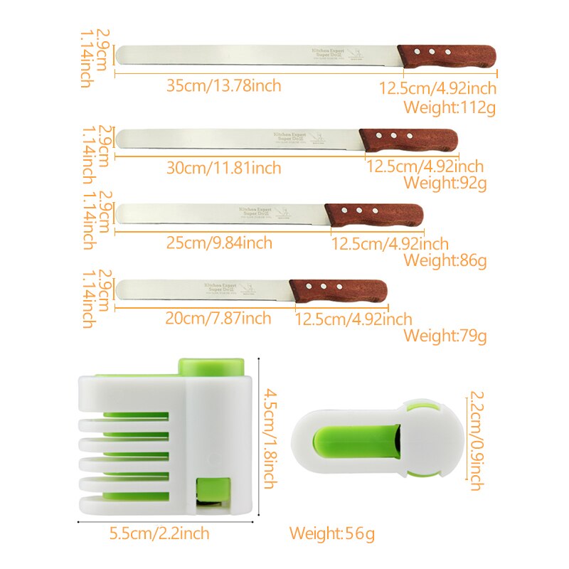 8/10/12/14 Inch Best Serrated Bread Knife Cake Cutting Knife Long Baguette Cutter Stainless Steel Loaf/Bread Slicer/Slicing 0085